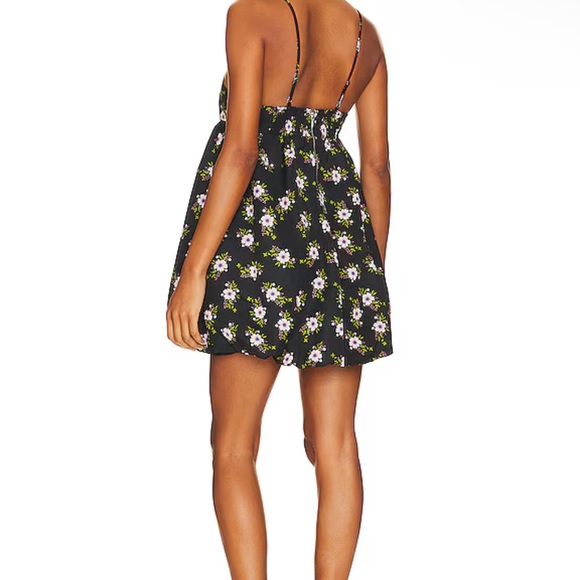 Free People In A Bubble Mini Dress in Black - Picture 6 of 7